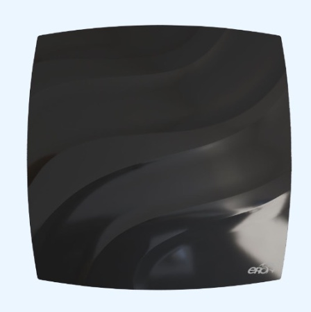 WAVE 120C Black classic ERA Вентилятор накладной WAVE D120 обр.клапан Black classic 